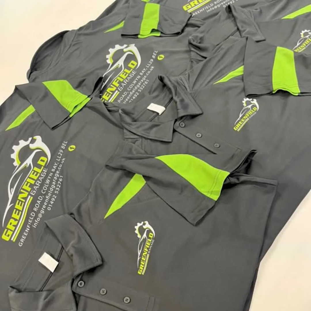 Branded polo shirts with company logo for teams — polo shirt printing Wembley